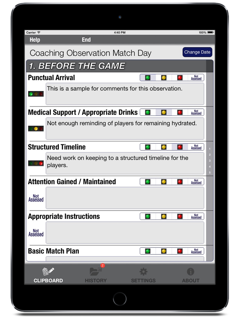 Coaching Clipboard iPad  Screenshot 2