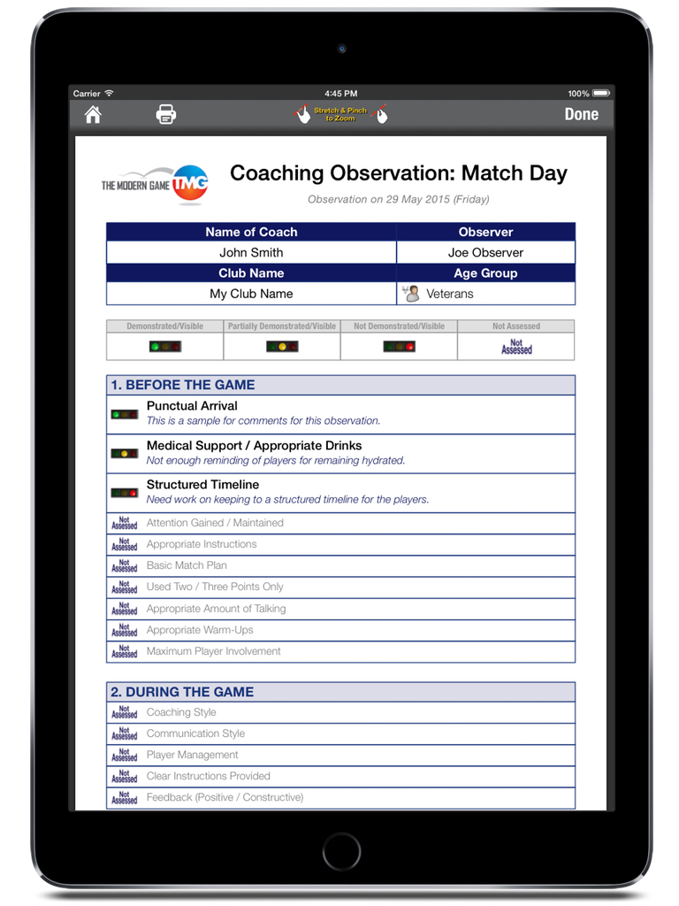 Coaching Clipboard iPad  Screenshot 4
