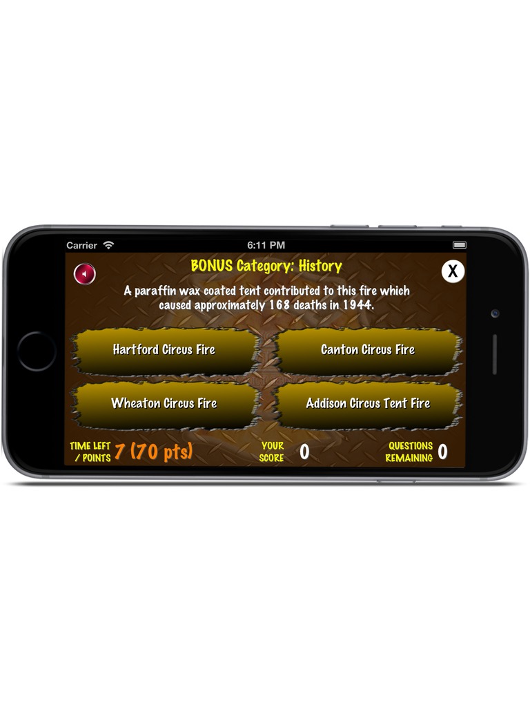 Firefighter Knowledge Challenge iPhone & iPad  Screenshot 3