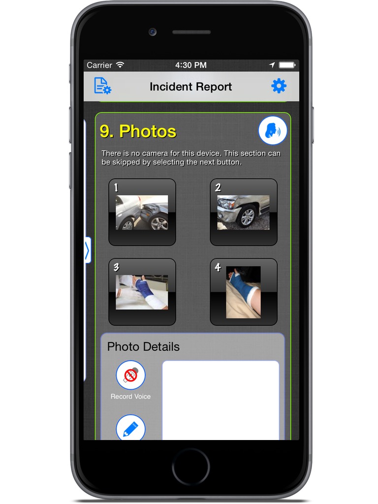 Incident Report iPhone & iPad  Screenshot 4