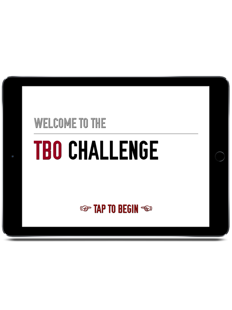 TBO Challenge Trivia App iPad  Screenshot 1