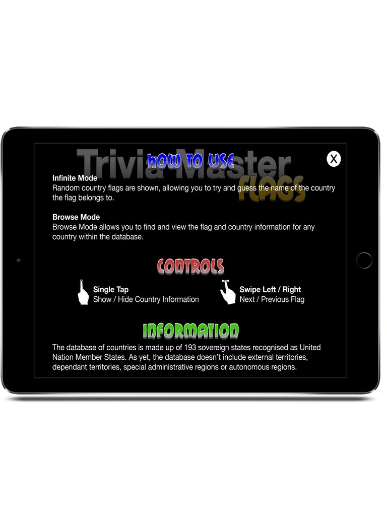 Trivia Master Flags iPad  Screenshot 5