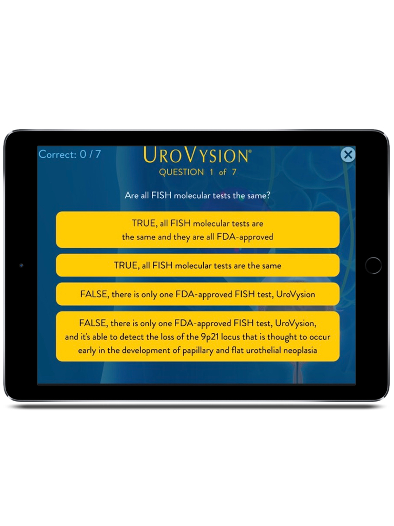 Abbott Labs UroVysion Convention App iPad  Screenshot 2