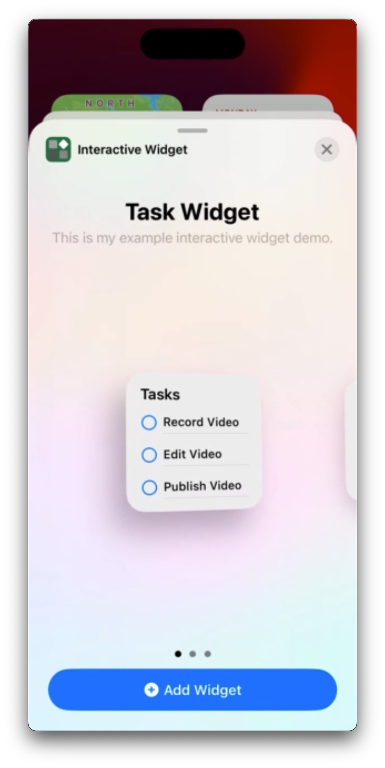 Interactive Widget Demo video preview